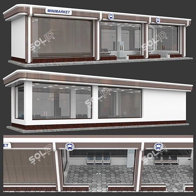  Transit Stop Solution 3D model image 1