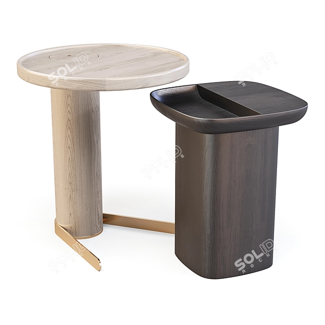 HC28 Cosmo: Versatile Side Tables 3D model image 2