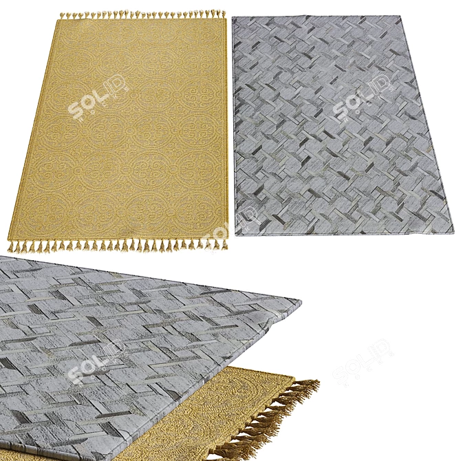 Luxurious Polys Carpet 3D model image 1