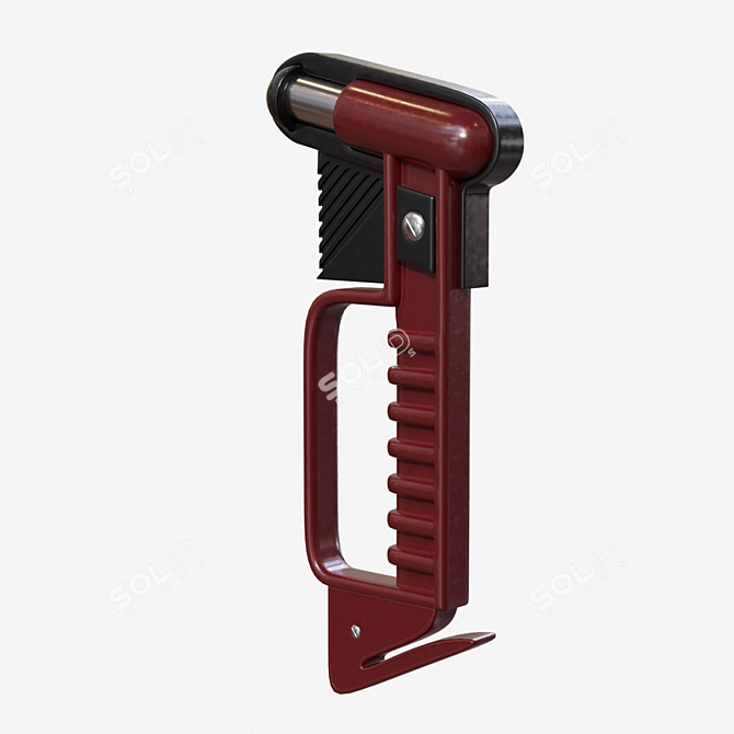 Safety Hammer: Fire Escape Essential 3D model image 2