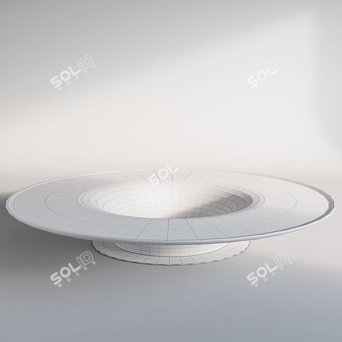 Sleek Twist Coffee Tables: Modern Sophistication 3D model image 1