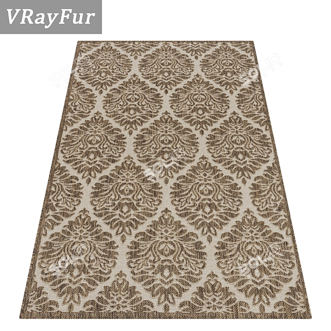 High-Quality Carpets Set 3D model image 2