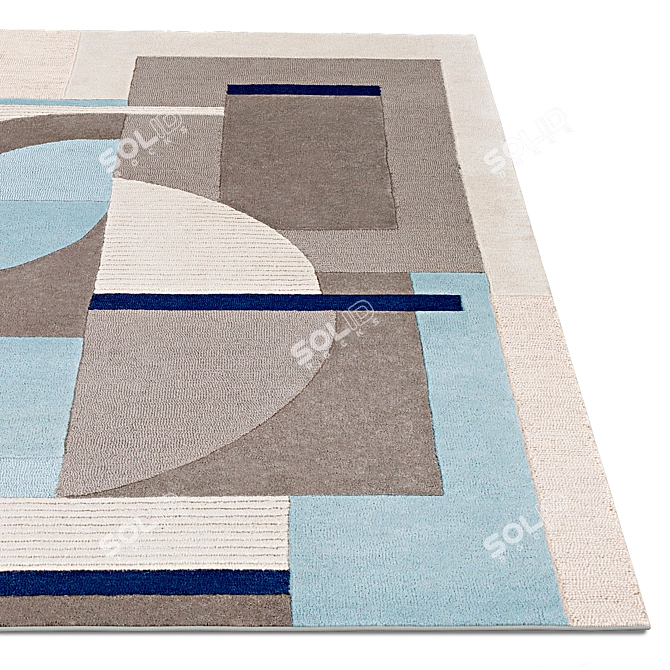 Elegant Rug Collection: No. 075 3D model image 2