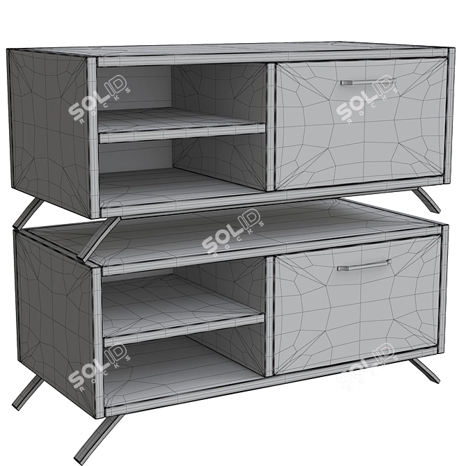 Minimalist Vivaldi Tokio Coffee Table 3D model image 2