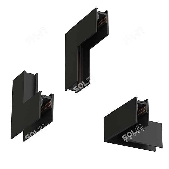 26mm Magnetic Busbar System: Practical and Flexible 3D model image 2