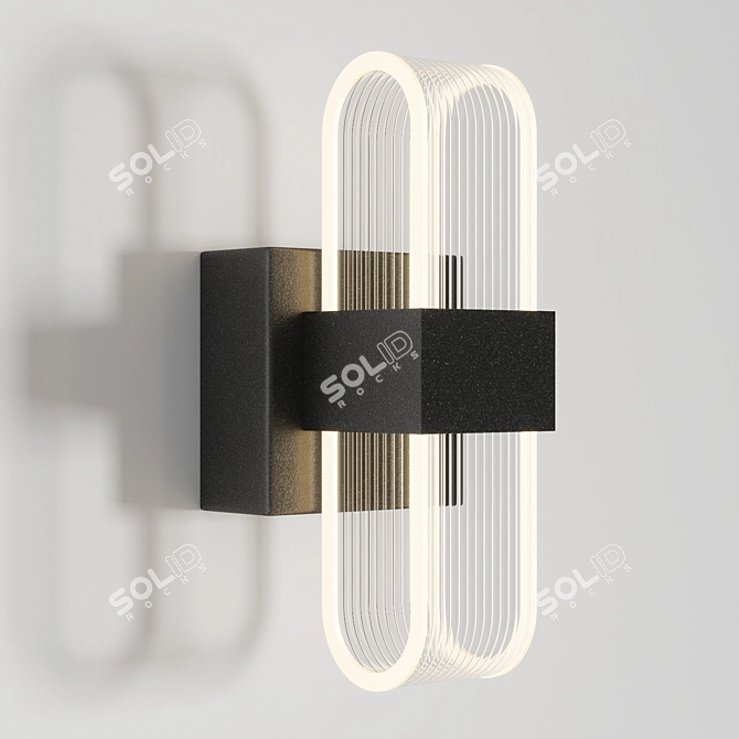 Translucent Wall Sconce 3D model image 1