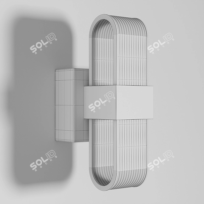 Translucent Wall Sconce 3D model image 4