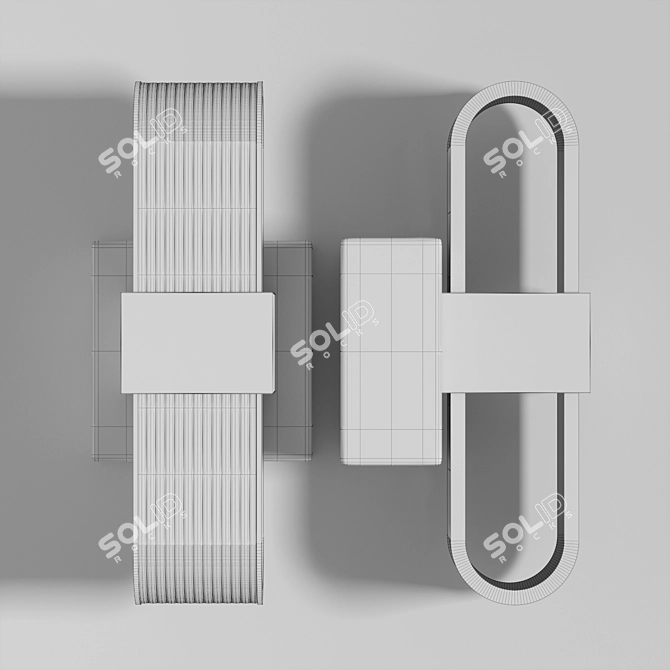Translucent Wall Sconce 3D model image 5