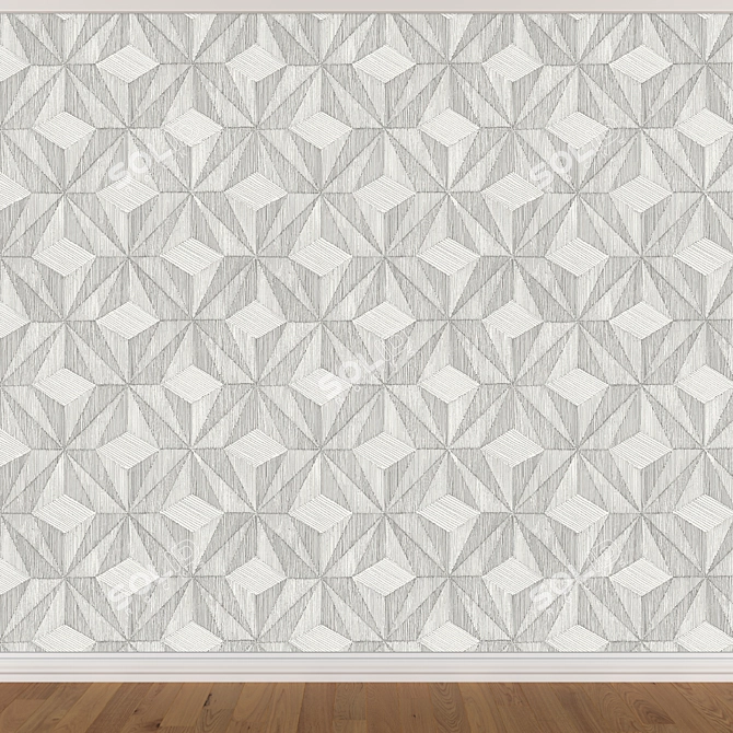 Seamless Wallpaper Set | 3 Designs 3D model image 4