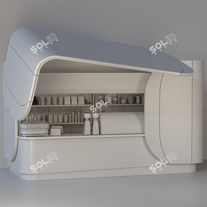 Modern BrewStation: Coffee, Beans & More 3D model image 2