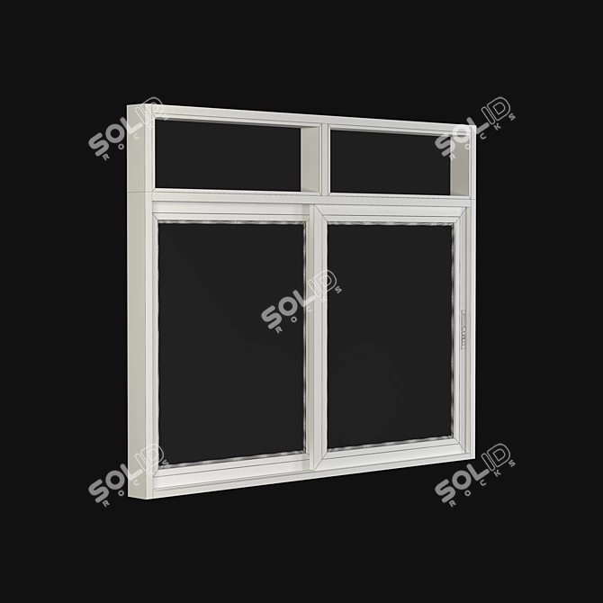 Modern Aluminum Sliding Doors & Windows 3D model image 5