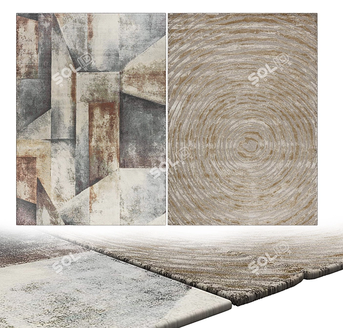 Luxury Carpets Collection 3D model image 2