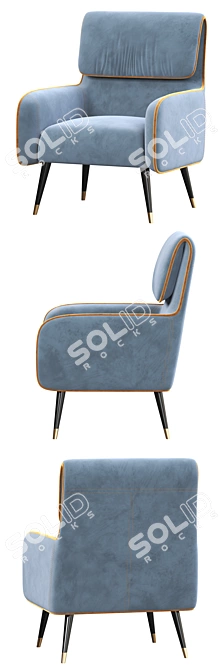 Elegant Giselle Chair: Sophisticated Design & Exceptional Comfort 3D model image 4