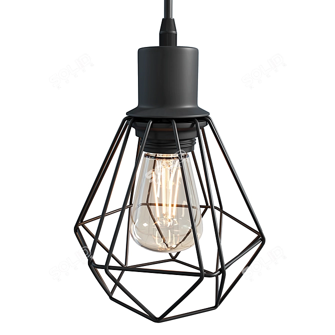 Elegant Townshend Pendant Light 3D model image 2