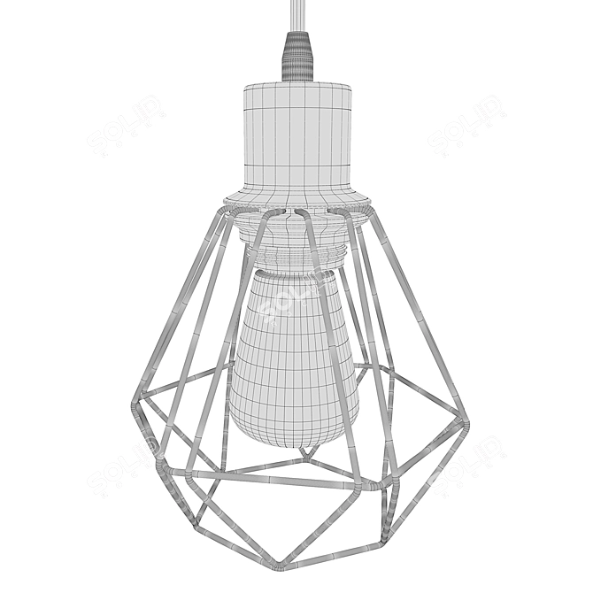 Elegant Townshend Pendant Light 3D model image 4