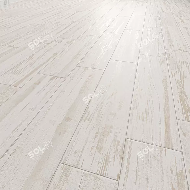 Classic Oldwood Floor Tile 3D model image 1