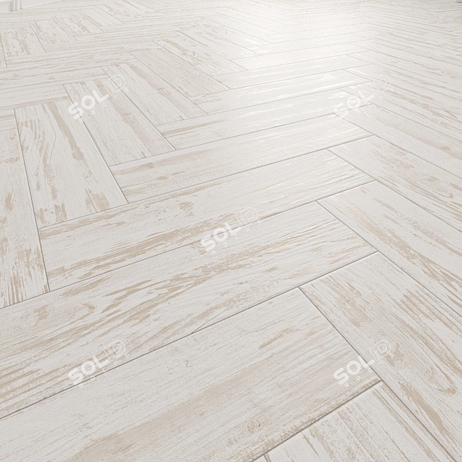 Classic Oldwood Floor Tile 3D model image 3