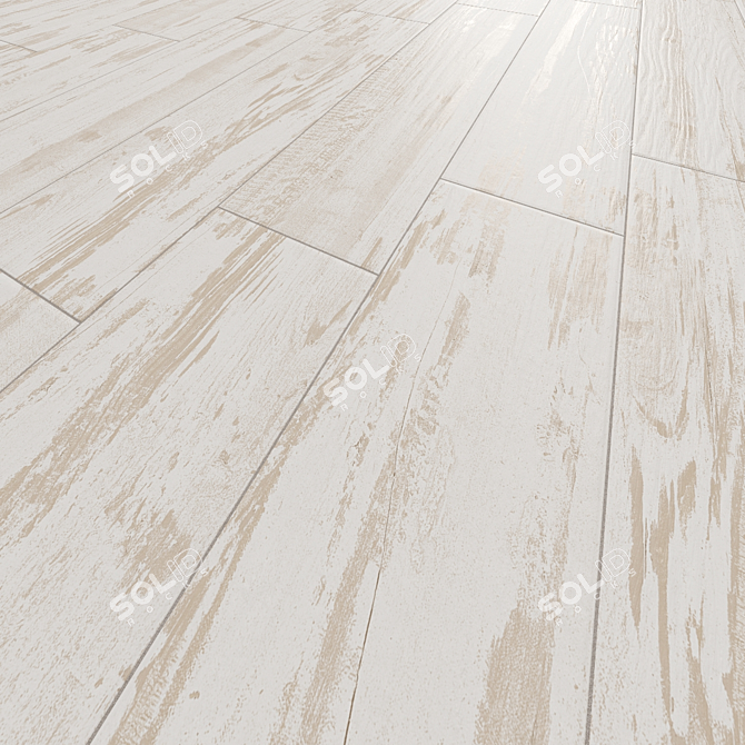 Classic Oldwood Floor Tile 3D model image 4