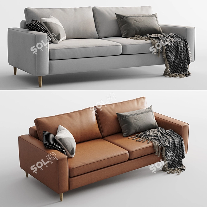Contemporary Boconcept Indivi Sofa 3D model image 6