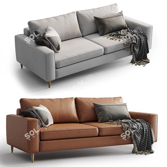 Contemporary Boconcept Indivi Sofa 3D model image 8