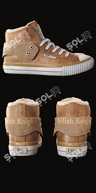 British Knights Roco: Stylish Winter Boots 3D model image 12