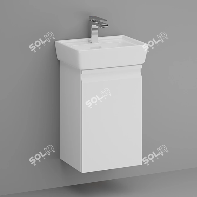 Laufen Pro Washbasin Set 3D model image 1