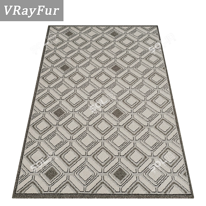 Luxury Carpet Set | High-Quality Textures 3D model image 2