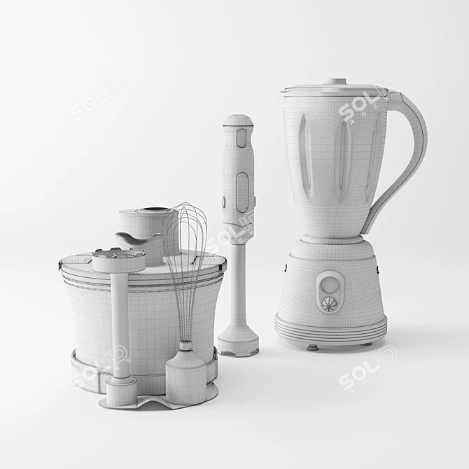 Delonghi Electrical Appliance Set - Versatile Blender Duo 3D model image 6