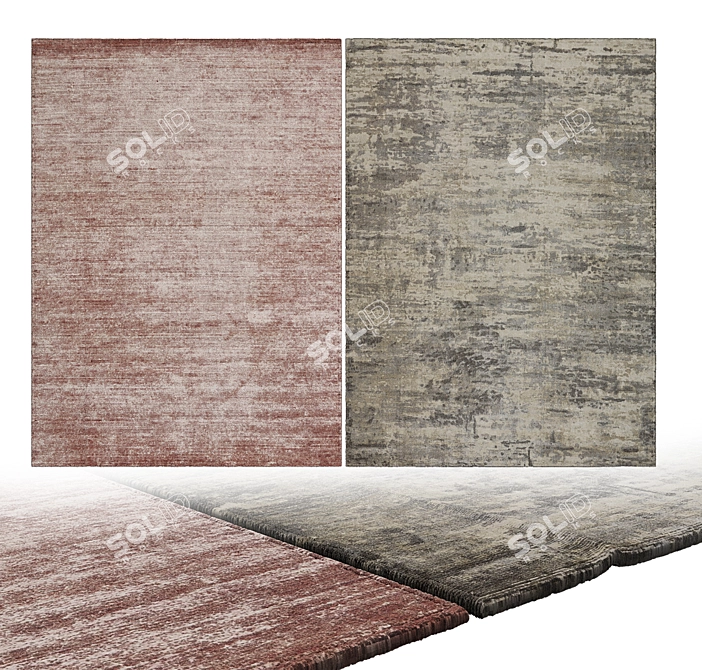 Soft and Stylish Carpets 3D model image 2