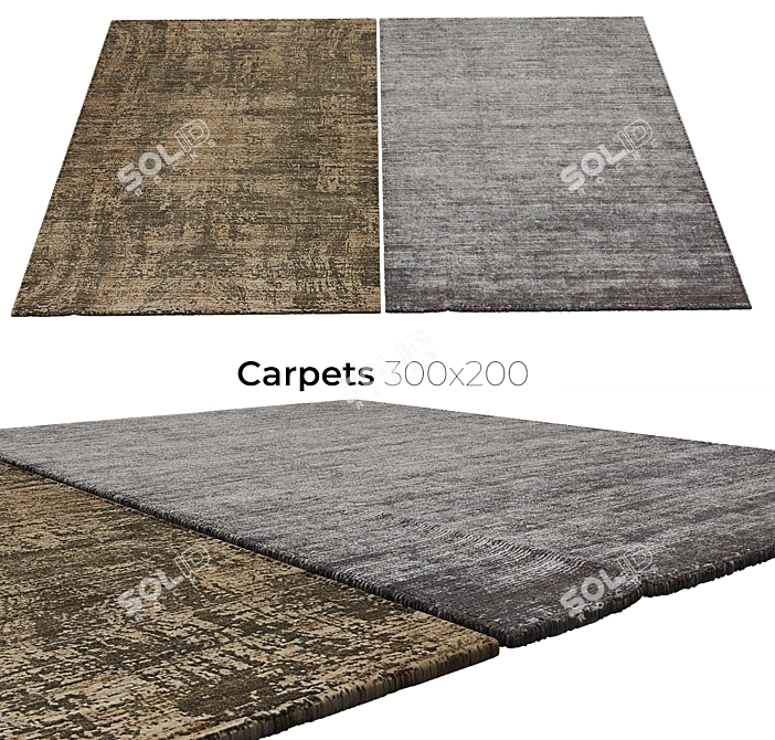 Elegant Carpets for Home 3D model image 1