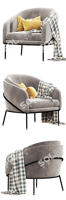 Angelo Lounge: Elegant and Versatile Furniture 3D model image 3