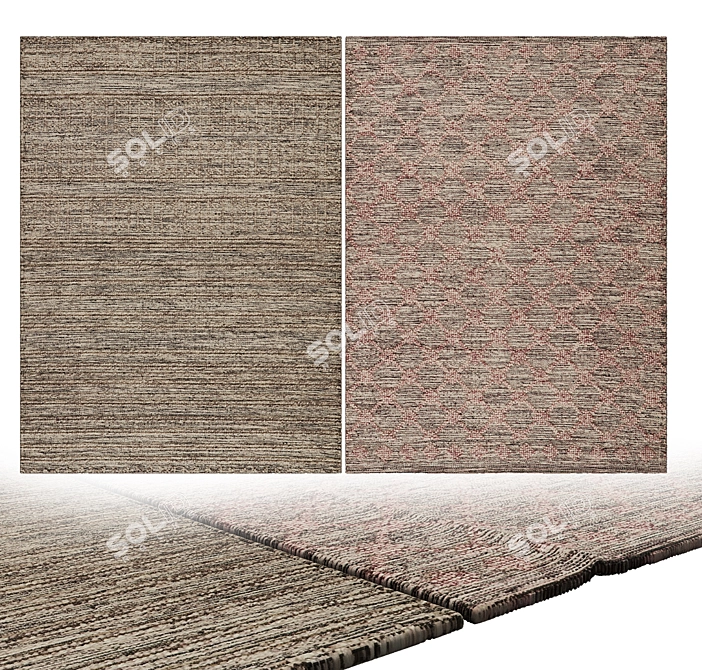 Luxury Polypropylene Carpets 3D model image 2