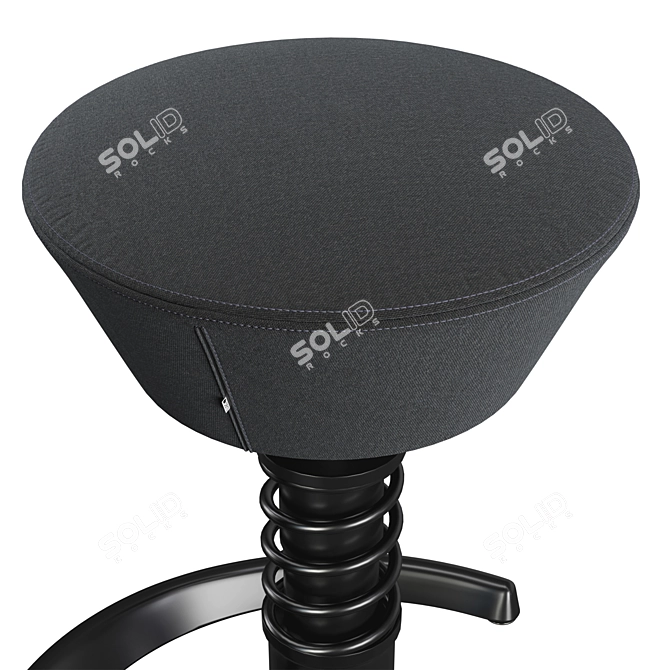 ErgoFlex Air Stool 3D model image 4