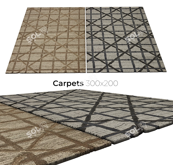 Modern Soft Carpets for Cozy Homes 3D model image 1