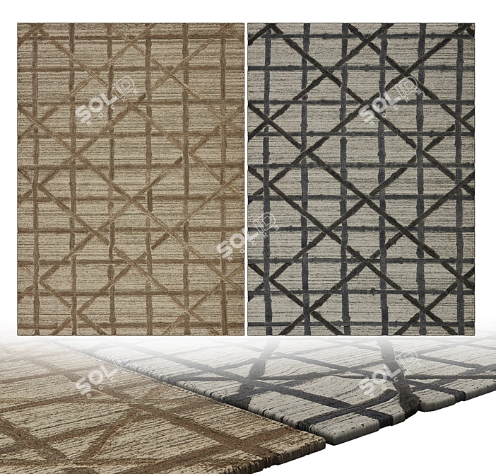 Modern Soft Carpets for Cozy Homes 3D model image 2