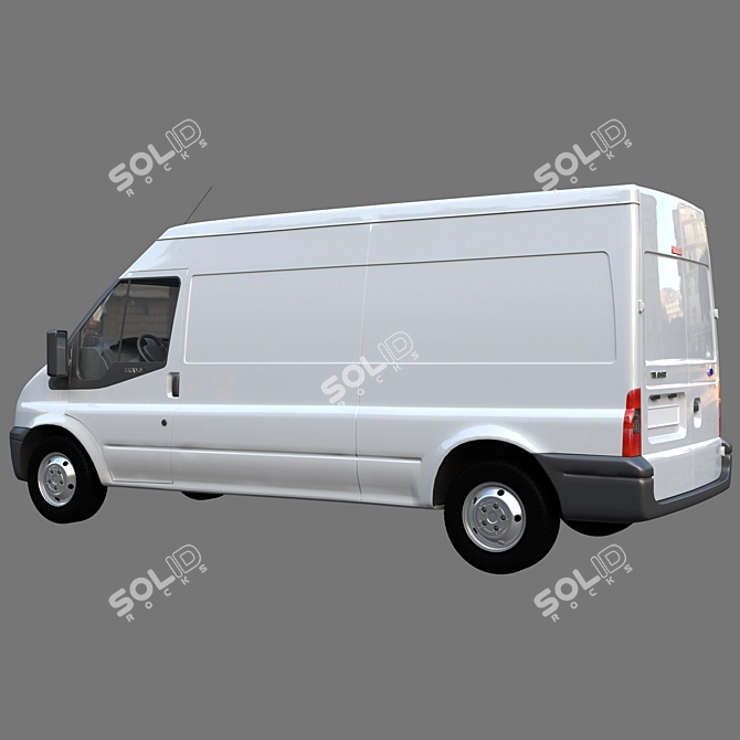 Versatile Commercial Van: Ford Transit 2006-2014 3D model image 3