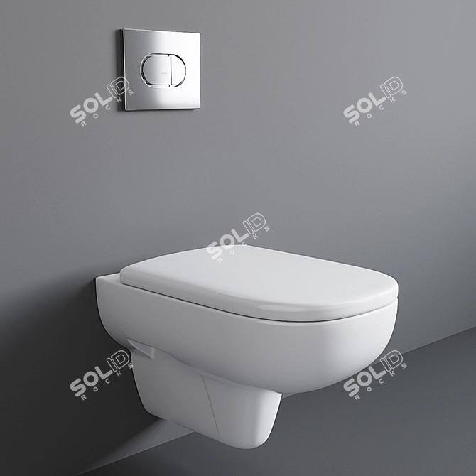 Kolo Traffic Flush Toilet 3D model image 1