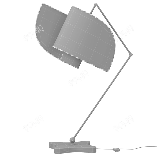 Modern Geometric Floor Lamp: GALLERIA COLOMBARI 3D model image 3