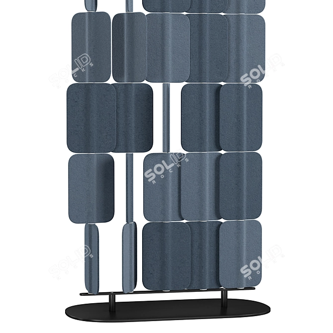 Modular Acoustic Privacy Panel: PA 0818 3D model image 4