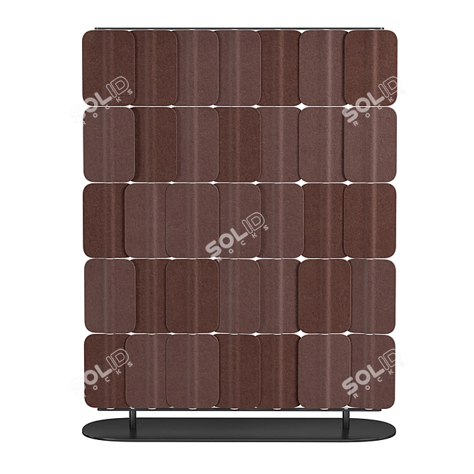 PA 1215 Acoustic Privacy Panel 3D model image 2