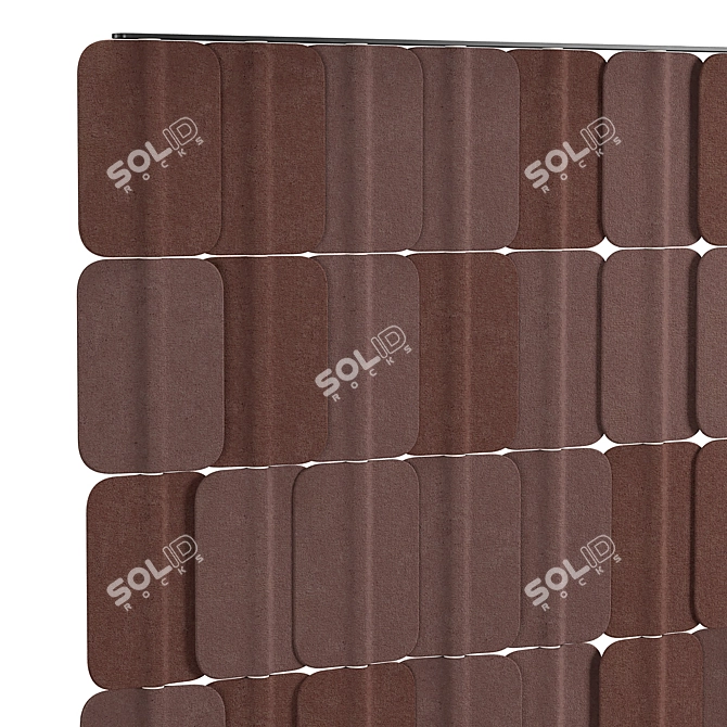 PA 1215 Acoustic Privacy Panel 3D model image 3