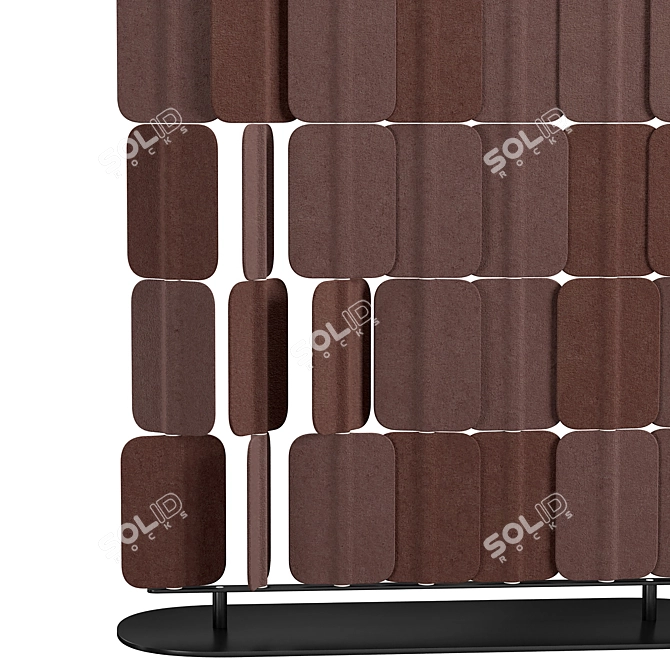 PA 1215 Acoustic Privacy Panel 3D model image 4
