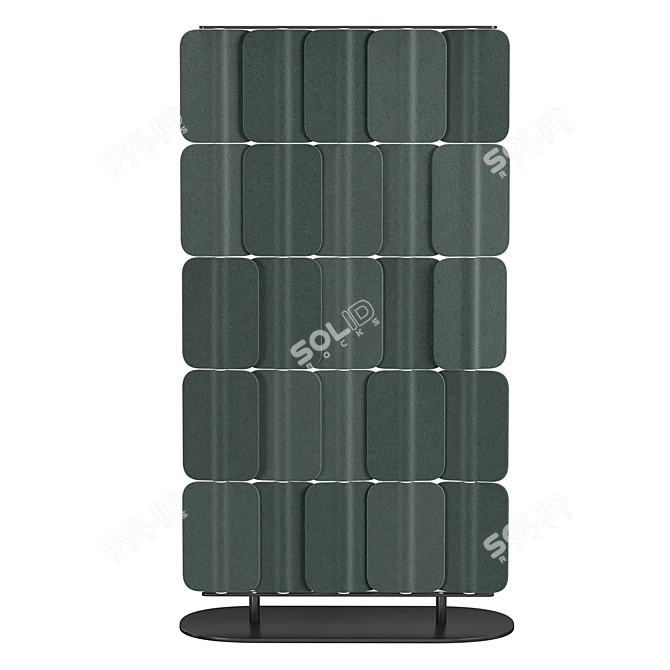 Modular Acoustic Privacy Panel 3D model image 2