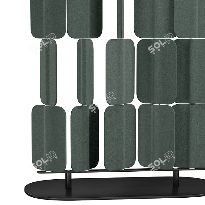 Modular Acoustic Privacy Panel 3D model image 4