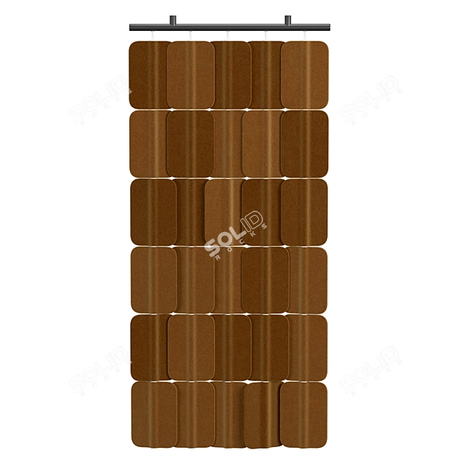 Modular Soundproof Panel: PA H006 X5 3D model image 2