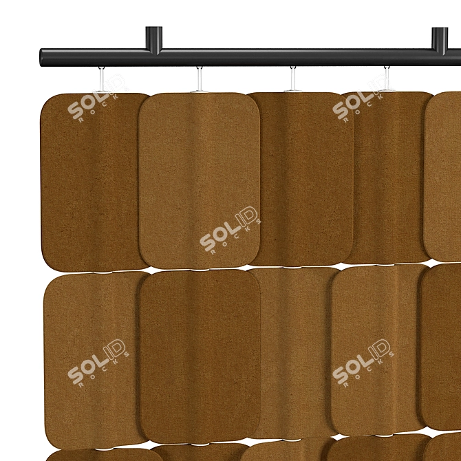 Modular Soundproof Panel: PA H006 X5 3D model image 3