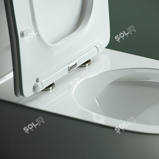 Ceramica Nova Star CN1904: Stylish Animated Toilet 3D model image 4