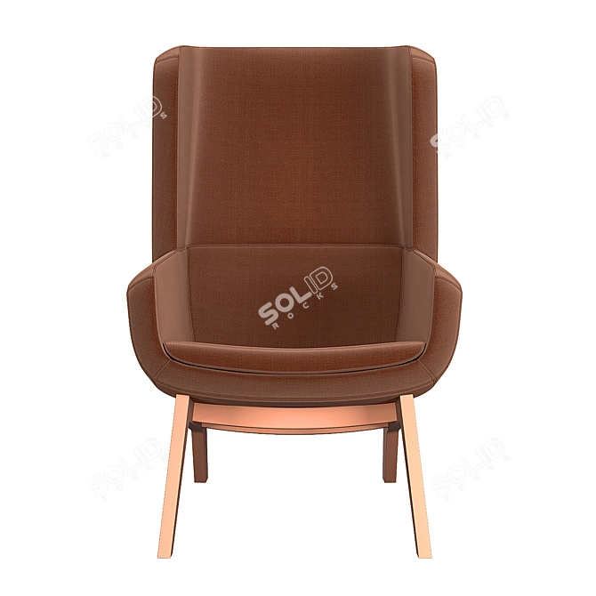 Elegant Arca Chair: Perfect for Restaurants, Bars, and Offices 3D model image 2