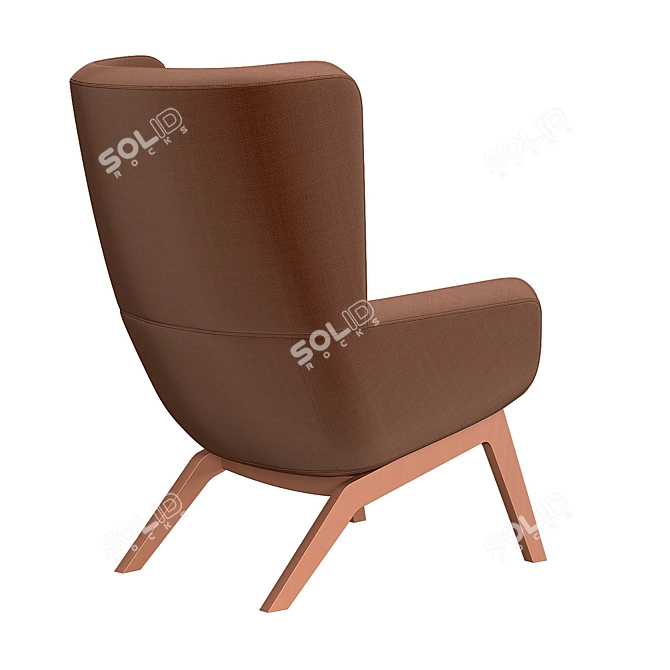 Elegant Arca Chair: Perfect for Restaurants, Bars, and Offices 3D model image 3