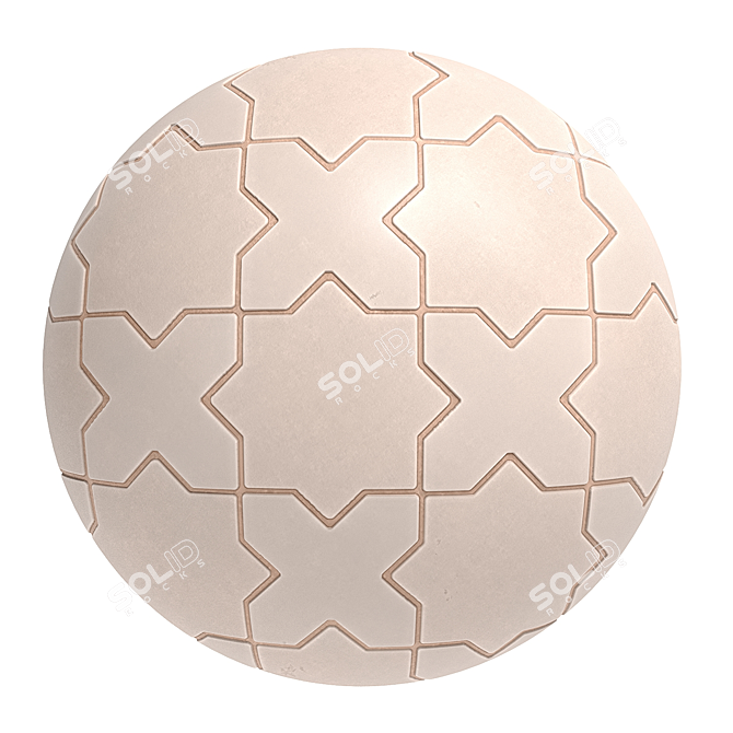 PBR Wall Tiles - 4 Materials 3D model image 4